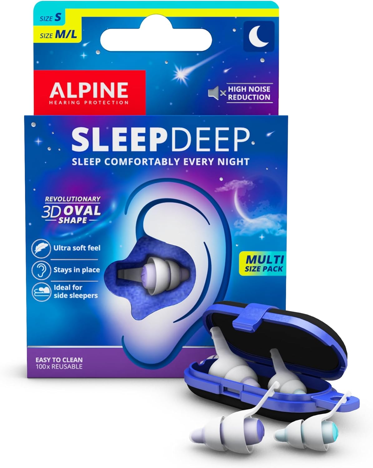 Bouchons d'Oreilles SleepDeep™ - Silence et Confort Optimal