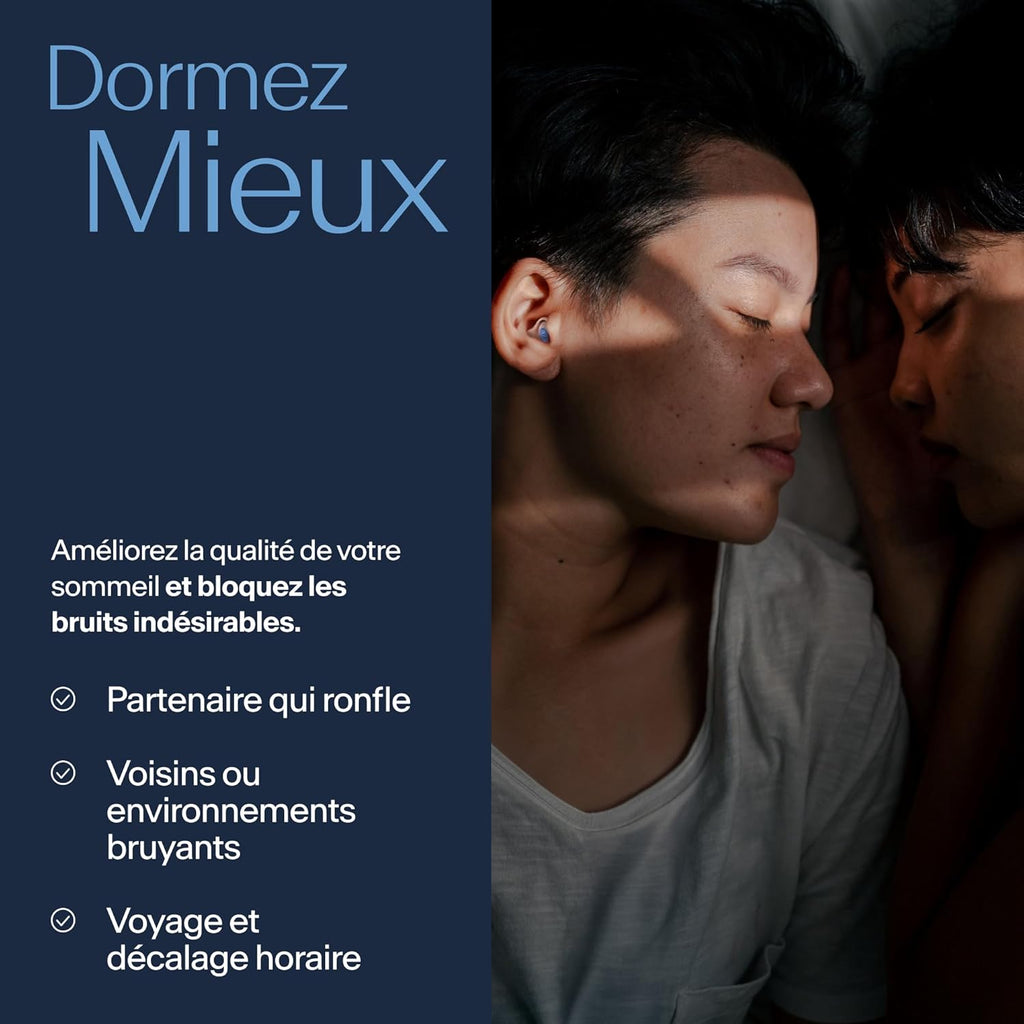 Bouchons d'Oreilles SleepDeep™ - Silence et Confort Optimal