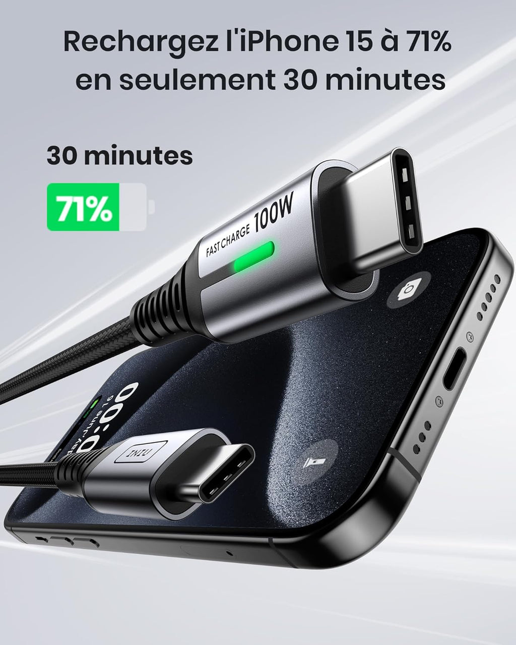 Câble Charge Rapide 100W USB-C™