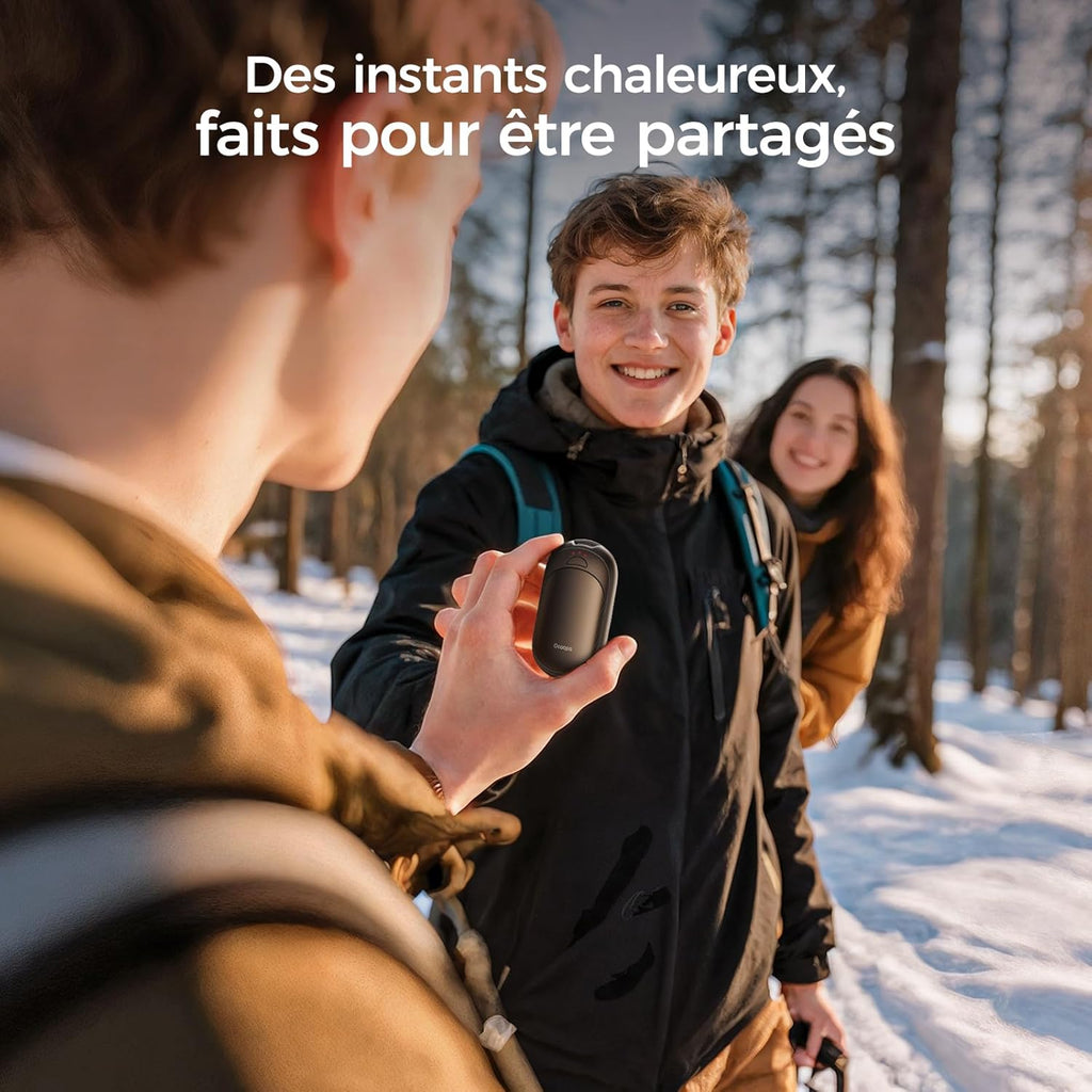 Chauffe-Mains Élégant Rechargeable™