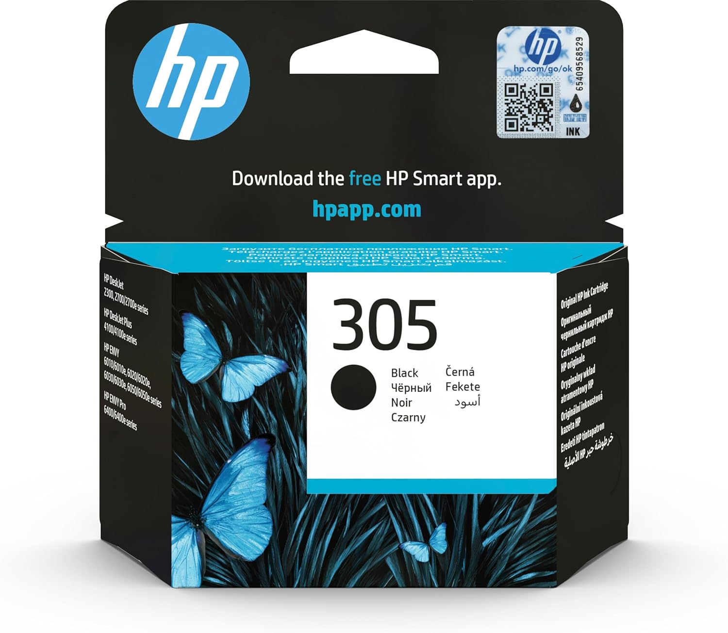 Cartouche d'Encre Noire HP 305TM