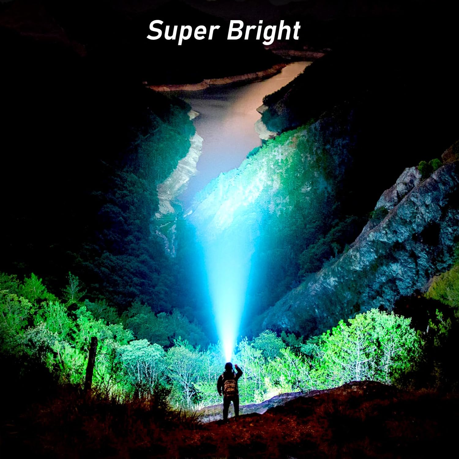 Blukar Lampe Frontale Rechargeable, Super Lumineux Étanche Léger Torche Frontale LED Puissante avec Voyant Rouge, 8 Modes d'éclairage, Détecteur de Mouvement, 30H d'autonomie pour Course/Camping