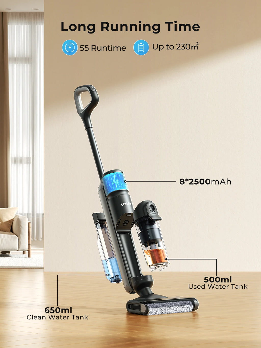 Aspirateur Mop sans Fil Laresar™